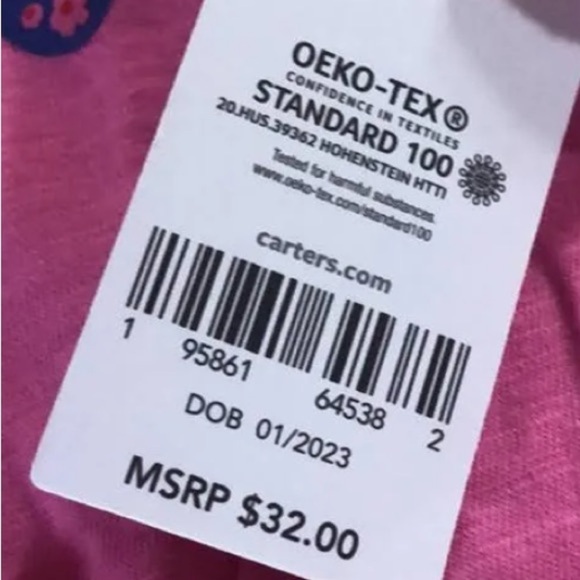 Carter's Baby Girl Shorts & Top 4-pc Set Size 12 Month - Picture 5 of 13